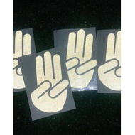Sticker Symbol 3-Inch Reflective