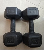 5KG 啞鈴x2