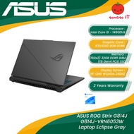 ASUS ROG STRIX G18 G814J (VRN6053W) 18 QHD WQXGA 240HZ/I9-14900HX/32GB/1TB/NVIDIA RTX4060 Eclipse Gr