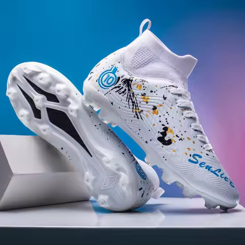 Men's Football Boots Soccer Shoes Grass Training Sports Society Soccer Cleats Non-slip Football Fiel