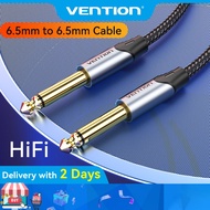 Vention 6.5mm Male to Male Audio Cable 26AWG Hi-Fi Audio Quality Microphone Electric Drum Electric P