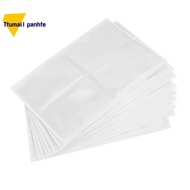 36Pcs Self-Adhesive Label Card Holder Index Pockets Holder 6X8.5cm Clear Plastic Card Holder Adhesiv