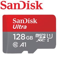 【公司貨】140MB/s SanDisk 128G 128GB Ultra microSDXC U1 (A1) 記憶卡