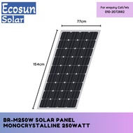 BR-M250W SOLAR PANEL MONOCRYSTALLINE 250WATT
