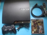 PS3 黑 主機一部..2507A..  附手把 HDM I電源線 160G 功能良好 如圖