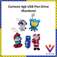 Pendrive 2.0 4GB Cartoon & Toon USB Drive