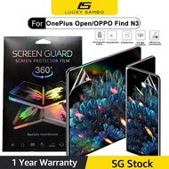 【SG STOCK】LUCKY SAMBO Clear Soft Hydrogel Screen Protector PET For OPPO Find N3/OnePlus Open Full Front+Back Screen Film