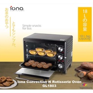 Iona 18L Convection And Rotisserie Oven - GL1803 (1 Year Warranty)