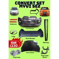 Bodykit Combo Perodua Myvi 2005 2007 2008 Bumper Convert To Myvi 2008 SE2 100% High Quality