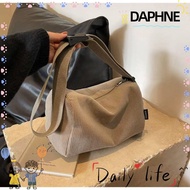 DAPHNE Crossbody Bag, Solid Color Casual Shoulder Bags, Durable Corduroy Handbags Women