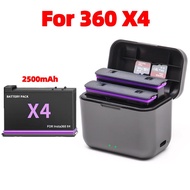 Charge Hub For Insta360 X4 Panoramic Camera 2-Slot Power Battery Charge 360 Camera X4 Accessories