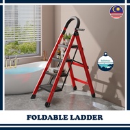 Tangga Lipat Foldable Ladder Folding Ladder Heavy Duty Ladder Multipurpose Tangga Rumah Steel Ladder