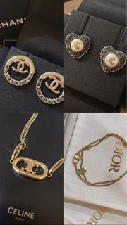 Chanel Celine Dior Gucci 耳環 項鍊 手鍊