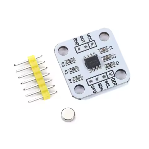 1-10pcs AS5600 magnetic encoder magnetic induction angle measurement sensor module 12bit high precis