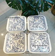 prasmanan QueenRose keramik marble set peralatan saji makanan import mewah