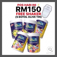 PROMO🔥 OLIVE TIN 5 BOTOL MINUMAN KHASIAT BUAH ZAITUN & BUAH TIN FREE SHAKER BORONG OLIVE TIN AGENT S