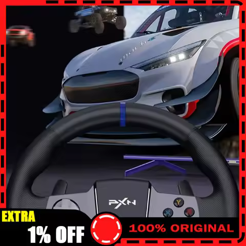 PXN V9 Gen2 Gaming Steering Wheel 270°/900° Racing Wheel Volante for PS4/PS3/PC Windows 8,10,11/Swit