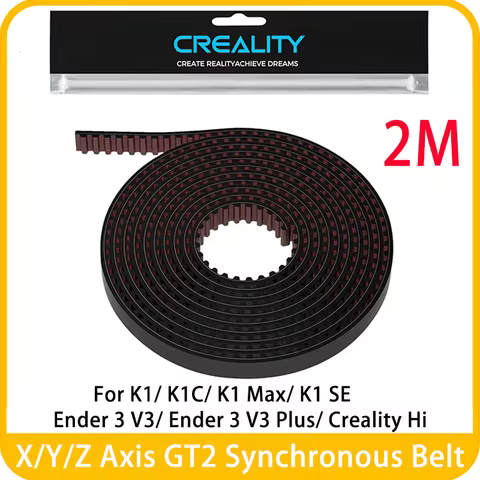 Creality Official K1/K1C/K1 Max/K1 SE Timing Belt Kit 2M,X/Y/Z Axis GT2 Synchronous Belt with 2mm Pi