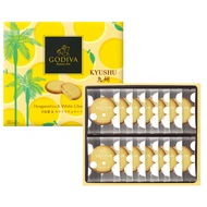 GODIVA Limited to Kyushu JAPAN Hyuganatsu oreage &amp; White Chocolate Cookie  8 or 14 pieces gifts, souvenirs, popular products, celebrations, sweets, gifts in return, housewarmings, assortments【Direct from Japan】