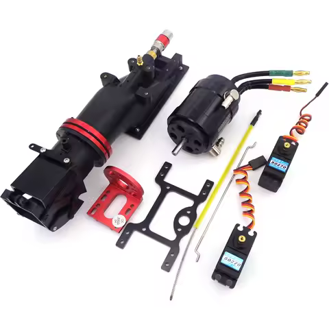 RC Boat Water Thruster Jet Pump 29mm Turbo Reverse CNC Propeller 3660 Brushless Motor for RC Jet Boa