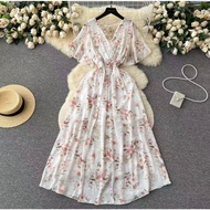 Chiffon Maxi Dress Casual Dress Beachwear/ Balinese Dress Women's beach Dress/ beach Dress/ Dress/ p