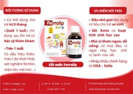 Sắt Siro Ferrolip Baby Vị Đào Thơm Ngon Cho Bé .Bổ sung sắt cho cơ thể hỗ trợ tạo hồng cầu giúp giảm