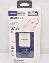 ชุดชาร์จ ซัมซุง​ แท้100％1m สายชาร์จ+หัวชาร์จ5V3.1Aชุดชาร์จเร็วรองรับทุกรุ่นMicroUSB SAM-sung ​S4 S6E