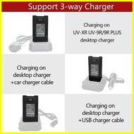 ╮ ☢ ◪ Baofeng UV-9R Plus Battery Type-C Enlarge Rechargable Battery For UV 9R Pro Walkie Talkie 2Wa