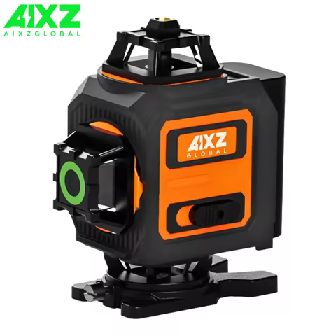 AIXZ Laser Level AXTL001 Professional 16 Lines 4D Plane Range 32.8FT(10M) Self Leveling Mode Horizon