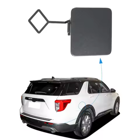 Rear Bumper Tow Hook Cover Cap Eye For Ford Explorer 2020 2021 2022 2023 74253KX LB5Z17K922AA LB5Z-1