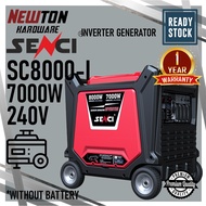 ''SENCI'' SC8000i Petrol Silent Inverter Generator - 7.5kW