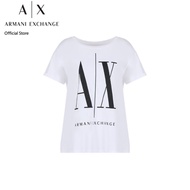 AX Armani Exchange เสื้อยืดผู้หญิง รุ่น AX 8NYTCX YJG3Z5100 - สีขาว