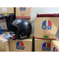 SGV HELMET DEADSTOCK MATTE BLACK MAG LTD