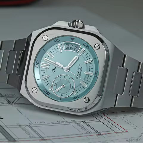 CILOA New Men's Stainless Steel Casual & Business Waterproof Quartz Watch