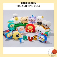 [SALE] Linefriends Truz Sitting Plush Doll / Treasure hikun ruru woopy romy bonbon chilli matetsu