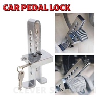 Universal Stainless Steel Car Pedal Brake Lock Anti Theft Security Lock CM5 Brake Clutch Pedal Lock