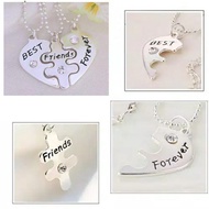 3pcs Best Friends Forever Friendship Necklaces
