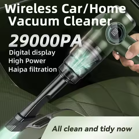 New 29000Pa Wireless Car Vacuum Cleaner Portable Vacuum Cleaner Handheld Mini Car Powerful Vacuum Cl