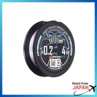 X-Braid Upgrade X4 100m 0.2# 4lb Orchid White 1m15cm interval Urge So Pink 0.4# 8lb Mark