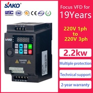 SAKO SKI780 Inverter Mini VFD Variable Frequency For Motor Control Speed 220V To 3 Phase 220V 2.2kw 