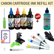 Refill Canon Pixma TS207 / E400/410/ 460/477/480/470/270/3170 cartridge PG-47 CL-57 PG 47 CL57 100 m