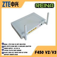 ZTE F450 V2/V3 EPON ONU ONT F450 WIFI MODEM VERSI ENGLISH