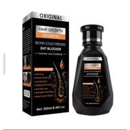 Hair Growth Essential Oil Biotin Cold-Pressed DHT Blocker and Hair Growth Shampoo Anti-Hair Loss Con
