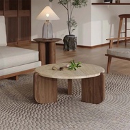 Slate Cave Stone Coffee Table Living Room Household Home Coffee Nordic B & B Rental House Solid Wood