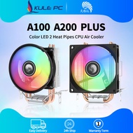 TJ A100 PLUS A200 PLUS CPU Air Cooler Color LED 90mm CPU Fan 2 Heat Pipes Efficient Cooling Silent R