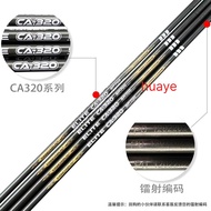 12Pcs ID3.2mm CA320 Aluminum Arrow -/+0.0015" with Carbon Over Arrow Spine325-1000 for Fishing Acces