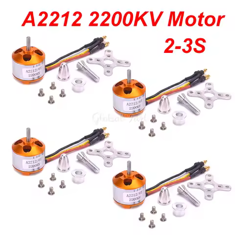 XXD A2212 2212 2200KV 6T Brushless Motor Outrunner 2-3S For RC Aircraft Airplane Multi-copter F450