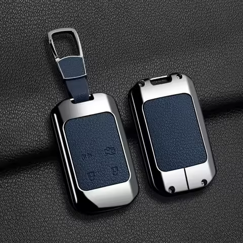 Zinc Alloy Car Key Case For Mazda EZ6 EZ-6 EZ-60 EZ60 Remote Cover Bag Shell Keychain Housing Ring H
