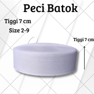 Peci Batok Tinggi 7 CM Peci Putih