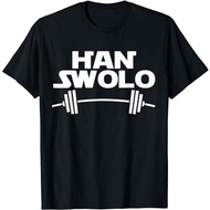 Han Swolo Gym Weightlifting Funny T-Shirt T-Shirt